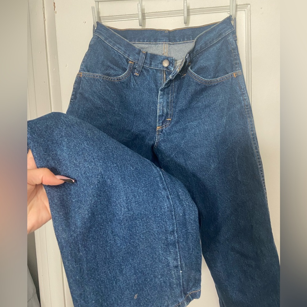 Straight leg jeans